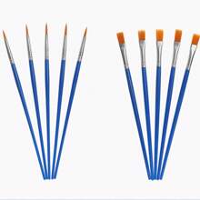30 件油漆刷套装，15 件平刷 + 15 件衬里刷 - 藍色 - 查看 5