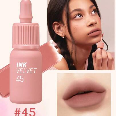  K-Beauty Peripera Ink 丝绒液体唇膏，高色素色，持久，轻盈，无麸质，不含防腐剂，丝绒哑光唇膏，液体唇膏，顺滑，持久，K-Beauty，韩国化妆品