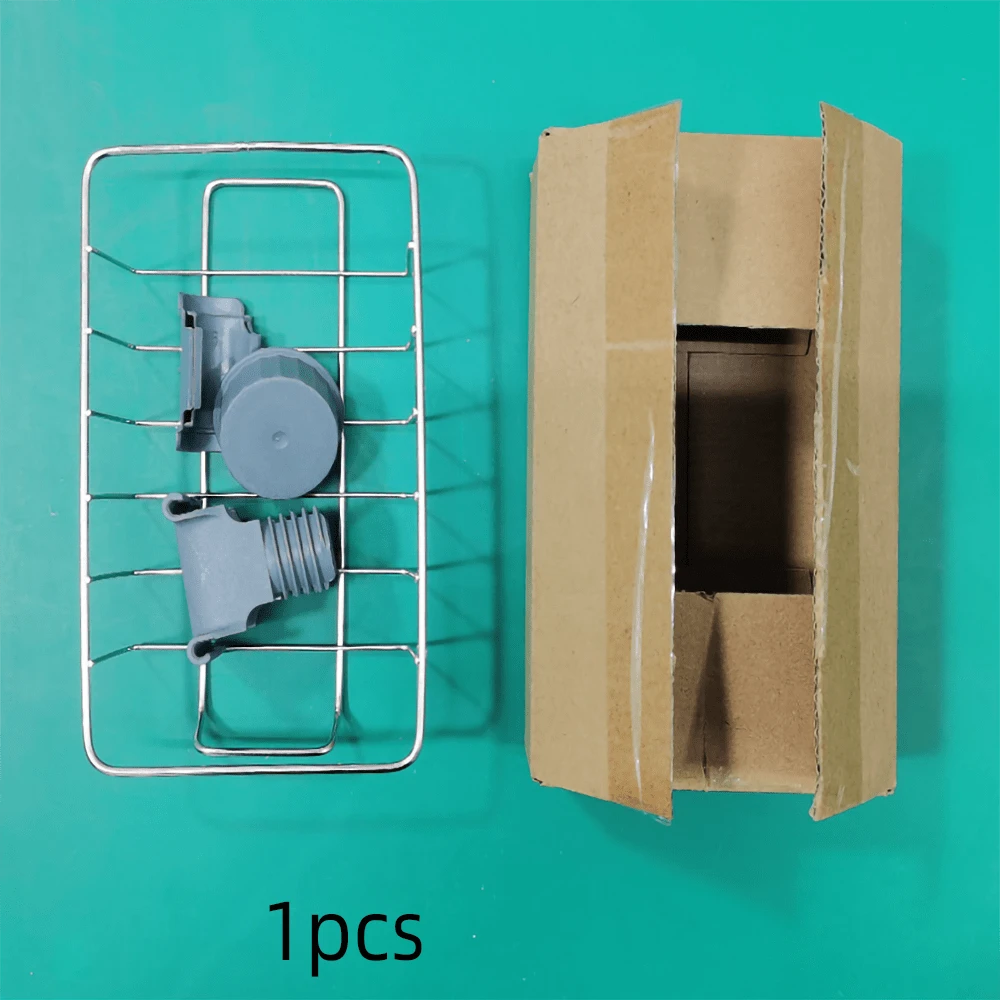 1pc Stainless Steel Kitchen Faucet Organizer Rack, Drainage Basket