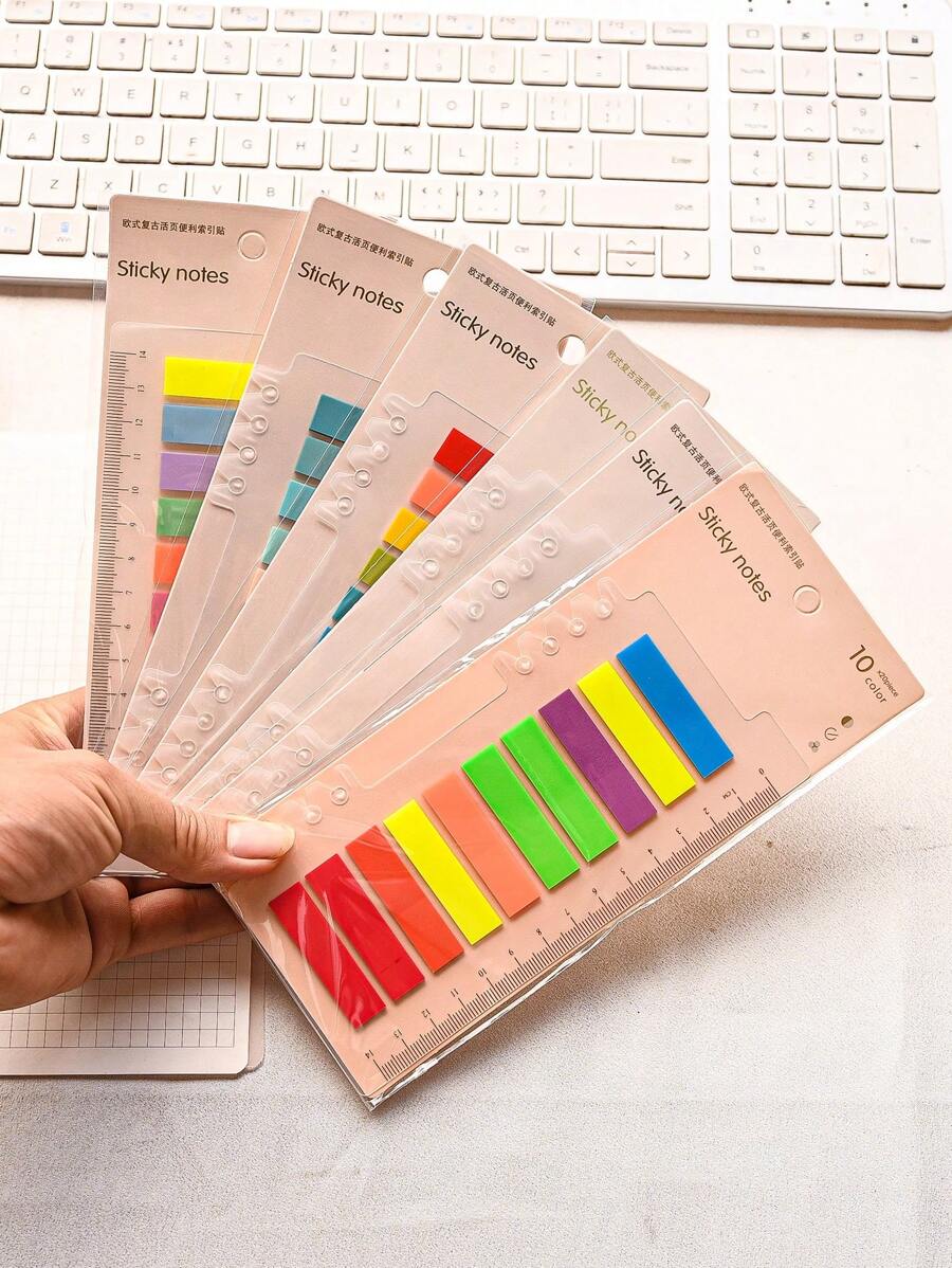 200 Sheets Of 1 Type Index Sticker Plastic Material Indicator Stickers