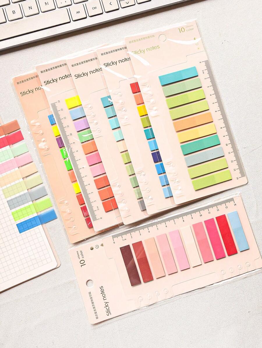 200 Sheets Of 1 Type Index Sticker Plastic Material Indicator Stickers