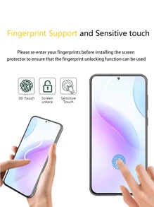 3 miếng kính cường lực chống trầy xước, chống vân tay độ nét cao, độ trong suốt cao, bền bỉ, bảo vệ màn hình sử dụng hàng ngày, màn hình độ nét cao, chống rơi, chống va đập, chống trầy xước, độ cứng cao, lớp chống vân tay kỵ nước, cảm ứng mượt mà, vừa vặn, dễ dàng lắp đặt, màng kính mờ dấu vân tay - Trong sáng - Xem 5