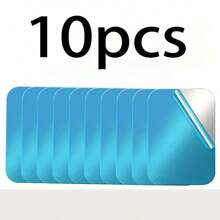 5pcs/10pcs/20pcs Adhesive Car Phone Holder Magnet Plate Thin Iron Disc Magnetic Sheet For Phone Stand Accessories, Round & Rectangle