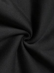 Pulover casual îngroșat imprimat cu litere de modă pentru femei, hanorac cu mânecă lungă, cu o formă lejeră, pentru purtarea zilnică și naveta