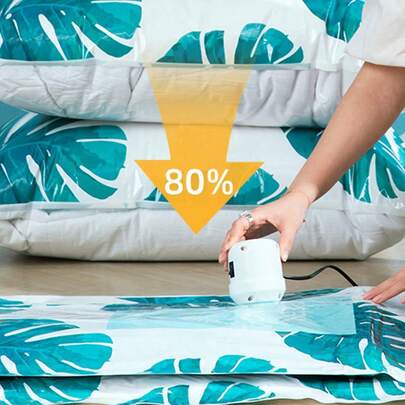 15/4/1个真空压缩收纳袋【不含气泵】 - 适用于衣物、床上用品、衣柜收纳，节省80%空间，旅行收纳袋（4种尺寸可选） - 装饰品、秋季装饰、节日装饰、房间装饰、家居装饰、卧室装饰