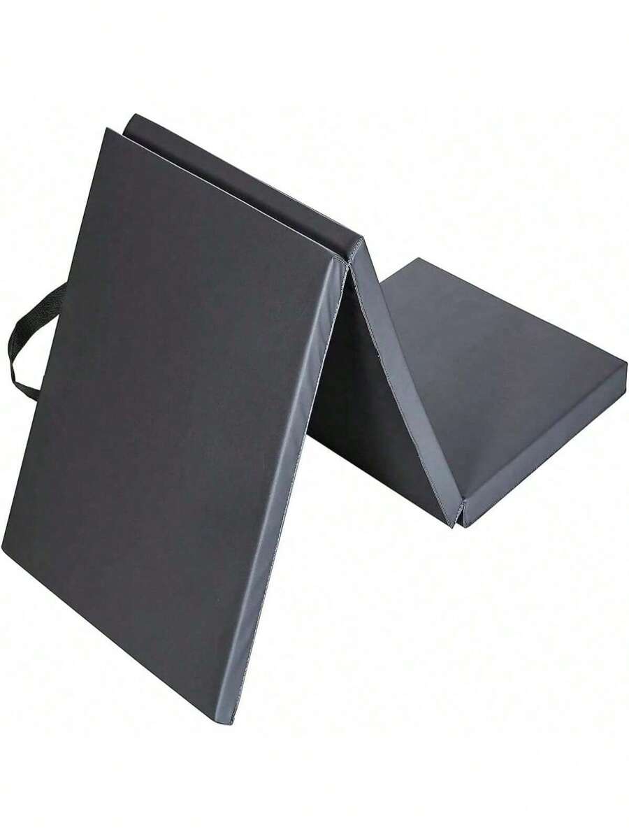 Tri-Fold Folding Exercise Mat - Thick And High-Density Firm Mat With ...