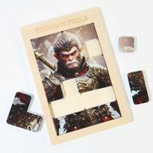 Đồ chơi xếp hình Wukong, Hoa văn mặt trước, Mặt sau, Số từ 1 đến 20, Tay nghề thủ công, Chi tiết, Phép nhân, Sản xuất cẩn thận, Từng miếng gỗ, Kết cấu cứng, Dày đặc, Không dễ hư hỏng, Dễ chơi hơn - Nhiều màu - Xem 11