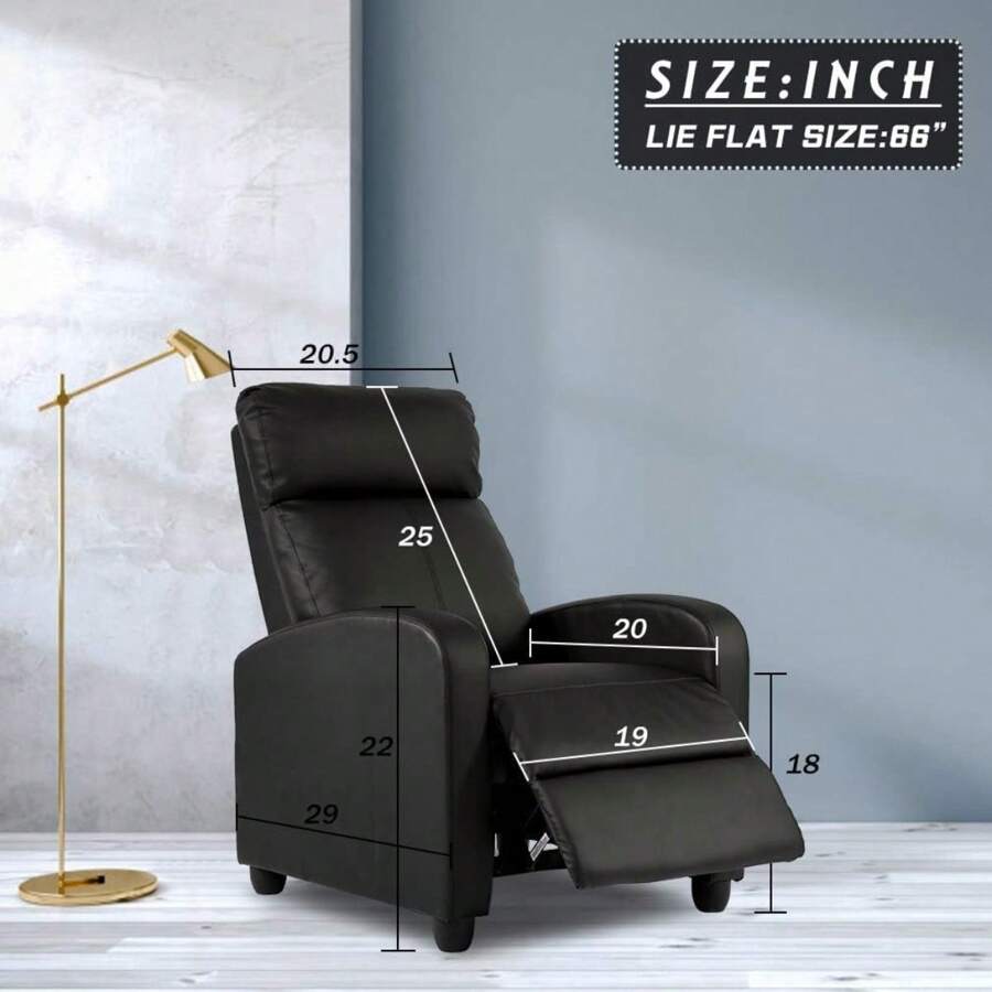 Recliner Chair For Living Room Home Theater Seating Single Reclining