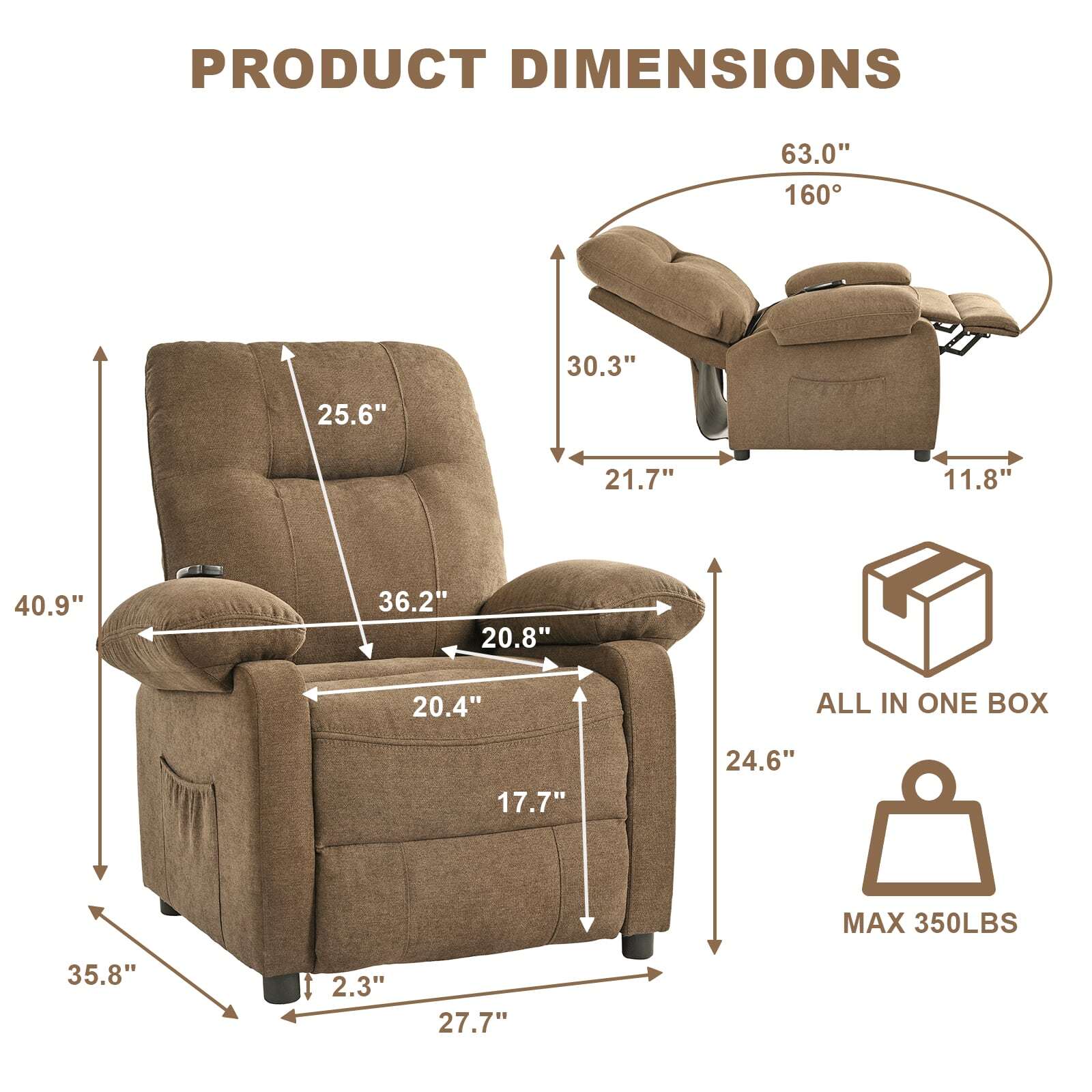 Lazy Boy Recliner Chair,Recliner Chair Massage Rocker With Heated