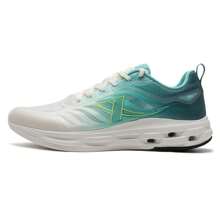 XTEP Zapatillas de running para hombre Speed 5.0, de perfil bajo, resistentes al desgaste, livianas, de moda y con amortiguación de impactos - Blanco vela/Verde maca/Verde Feiquan - Ver 1