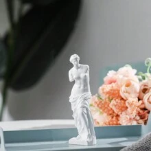 1 件北欧女神雕像摆件创意断臂女神维纳斯树脂工艺品装饰客厅卧室书房工作室艺术人物雕塑工艺品最佳 - 白色 - 查看 2