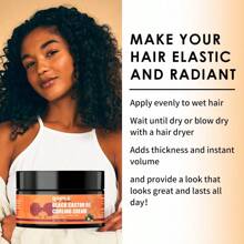 Goiple 3.5盎司/7盎司卷发霜，蕴含蓖麻油，软化卷发和波浪发，控制毛躁，增强卷度，打造蓬松造型，清爽保湿护发。 - 黑色 - 查看 10