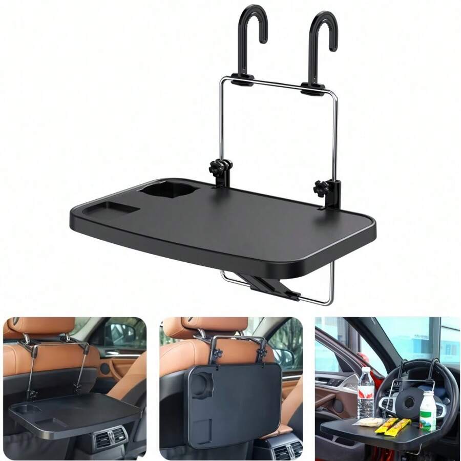 Car Laptop Desk Foldable Multipurpose Dining Table, Steering Wheel