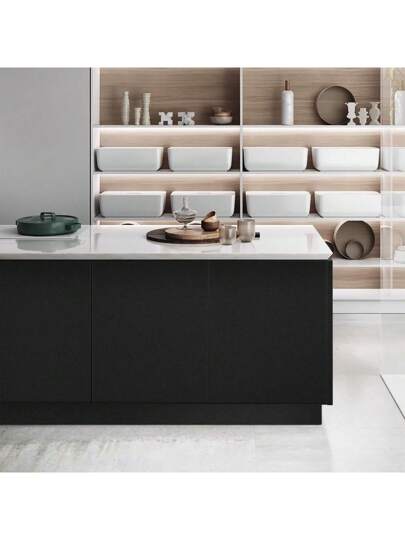 Ucdfi 1roll Matte Zwart Contact Paper Peel Stick Wallpaper Thick Waterproof ative Self Adhesive Vinyl Film Wrap Cabinets Countertops Walls Table, Renovation Stickers Wand Panels, Paper, Wallpapers, ation Items Refresh Your Home, Festival Birthday Graduation view 6