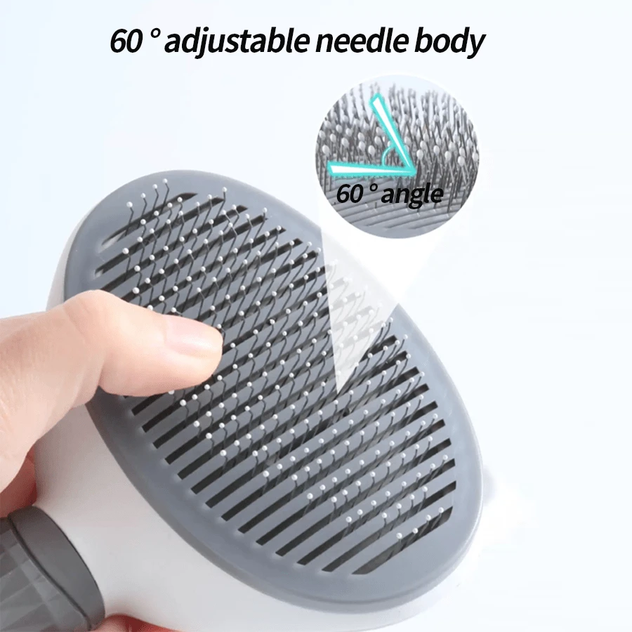 Strumento Per La Depilazione Degli Animali Domestici, Spazzola, Pettine Per La Cura Dei Gatti, Strumento Per La Depilazione | Spazzole Autopulenti Per Cani E Gatti Con Impugnatura Liscia Per Cani E - Foto 5