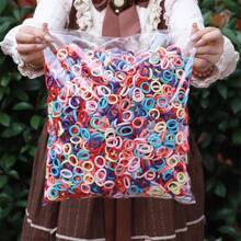 100 chiếc dây buộc tóc mini nhiều màu thời trang và đa năng phong cách tối giản phụ kiện tóc màu trơn thích hợp cho các hoạt động hàng ngày đi chơi đi làm thể thao buộc tóc với quần áo sử dụng phụ kiện dây cao su mũ đội đầu - Nhiều màu - Xem 4