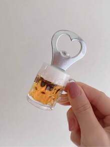 Multi-Piece Set Of Funny Bottle Openers, Simulated Beer Bottles, Fridge Magnets, Beer Bottle Openers, Creative 3D Magnets, For Outdoor, Camping, Gift For Father
