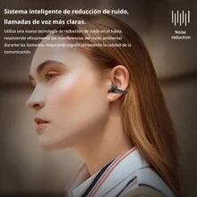 Y99 Clip-On Wireless Sports Headphones Bluetooth 5.2 Waterproof Touch Control With Mic LED Display Suitable For - 粉色 - 查看 7