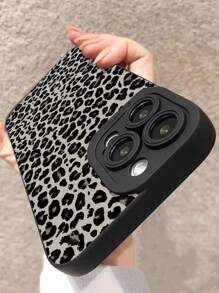 动物猎豹精密穿孔边缘彩绘防摔手机壳适用于 Redmi 防水防刮