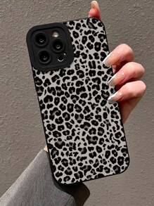 动物猎豹精密穿孔边缘彩绘防摔手机壳适用于 Redmi 防水防刮