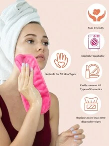 1 Stück/4 Stücke Make-up Entferner Tuch, wiederverwendbares Gesichtsreinigungstuch, weiches Mikrofaser-Entfernungstuch für Gesicht, Augen, Lippen Make-up Entfernung