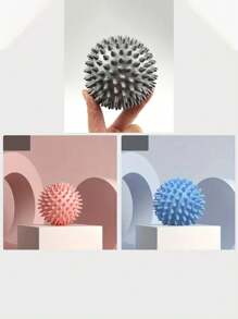 1pc Fascia Ball For Muscle Relaxation, Yoga And Foot Massage - Multicolor - View 1