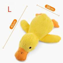 带吱吱叫声的毛绒狗玩具，适合中型和大型犬的混合动物宠物玩具，毛绒小狗咀嚼玩具，可爱的狗伴侣礼物玩具 - 彩色 - 查看 18