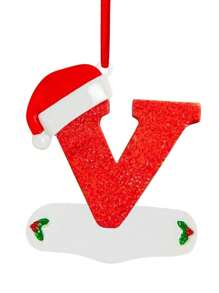 1 Pc Đồ trang trí xe hơi 26 chữ cái tiếng Anh Giáng sinh, Mặt dây chuyền tên viết tay DIY Đồ trang trí cây thông Noel, Móc chìa khóa Đồ trang trí ba lô, Đồ trang trí không khí cửa sổ tiệc ngày lễ, Vật dụng trang trí cuộc sống gia đình Giáng sinh - Nhiều màu - Xem 23