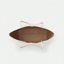 Coach Túi Tote Da Và PVC City 33 Túi Tote Túi Mua Sắm Túi Xách Đeo Vai Cỡ Lớn Cho Nữ Màu Trắng - trắng - Xem 3