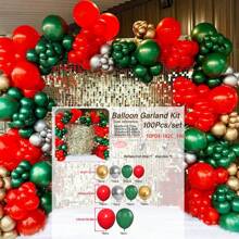 Bộ vòm bóng bay cao su trang trí theo chủ đề Giáng sinh, Trang trí tiệc sinh nhật, Trang trí tiệc Giáng sinh, Trang trí kỷ niệm, Trang trí đám cưới, Trang trí năm mới, Trang trí tiệc cô dâu, Trang trí tiệc, Trang trí tân gia, Trang trí lễ kỷ niệm ngày lễ, Vật dụng trang trí phòng - Nhiều màu - Xem 10