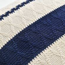 1pc Bohemian Style Decorative Pillow Cover - Royal Blue - View 8