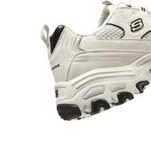 Zapatos Skechers para hombre, serie DLITES, zapatos deportivos para uso diario al aire libre, cómodos, con amortiguación, zapatos casuales 894193-LTGY - Gris Claro - Ver 5