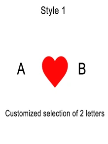 Customized Letter Love Necklace For Women Gold Color Stainless Steel Personalized Custom Initial Necklace Fashion Jewelry Romantic Gift For Family Friends