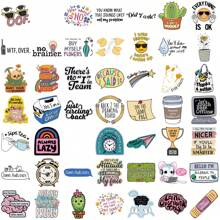 100pcs Funny Sarcastic Slogan Graffiti Stickers For Decoration, Suitable For Guitar, Notebook, Luggage, Computer, Motorcycle, Skateboard Back To School