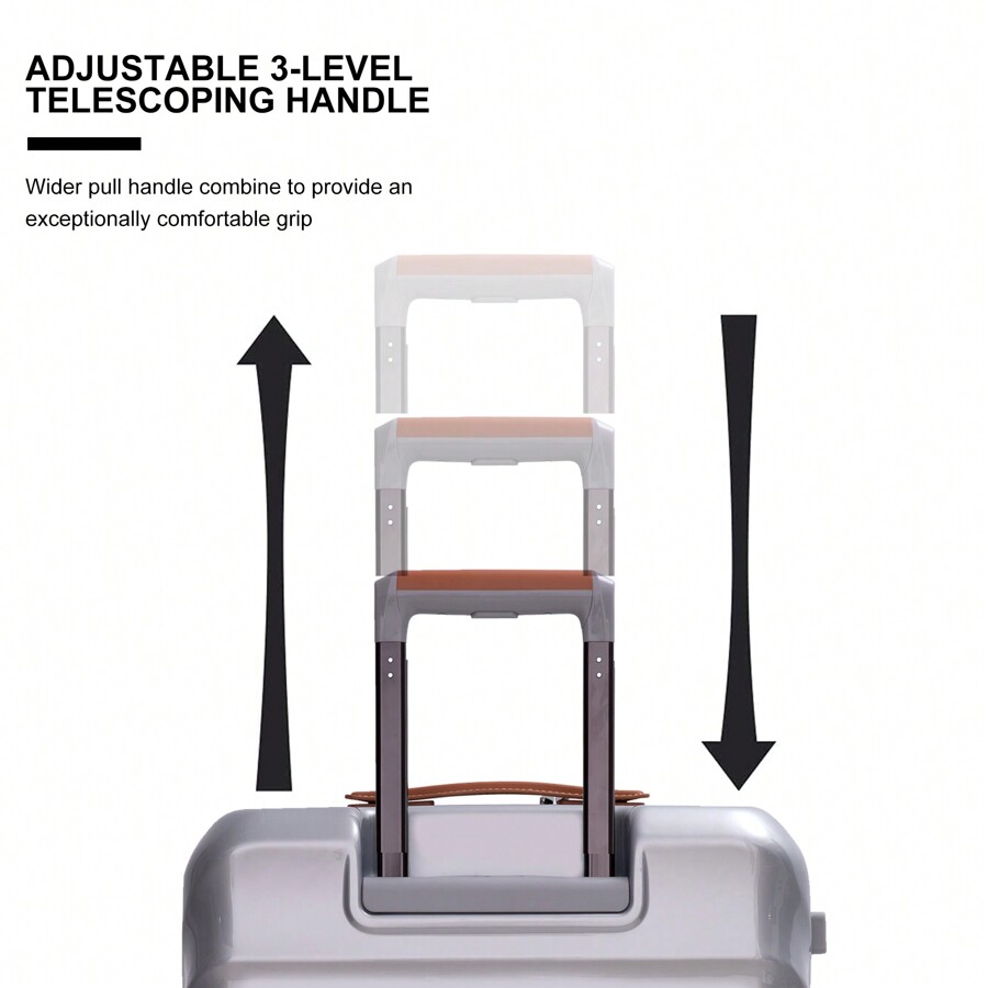 Travelhouse Travelhouse 20 Inch Carry On Luggage With USB Port, Hard