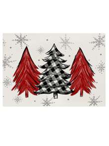 1pc - Thảm lót bàn ăn Giáng sinh, Thảm trang trí bàn ăn tại nhà, Thảm cách nhiệt chống thấm nước cho nhà bếp, Thảm in hình Giáng sinh (Thích hợp cho: Tụ họp gia đình, Tụ họp sự kiện Giáng sinh, Thảm cách nhiệt chống thấm nước cho nhà bếp, Trang trí bàn ăn) - Nhiều màu - Xem 12