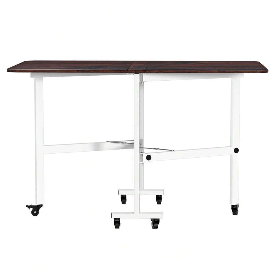 Folding Dining Table, Drop Leaf Dining Table, Foldable Expandable Table
