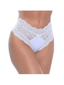 Double String Panties Kit Sexy Lace Women's Lingerie Comfortable Thong No Brand Adult - 彩色 - 查看 6