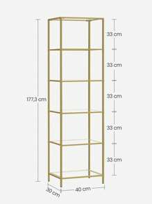 VASAGLE Storage Rack - זהב - ראה 8
