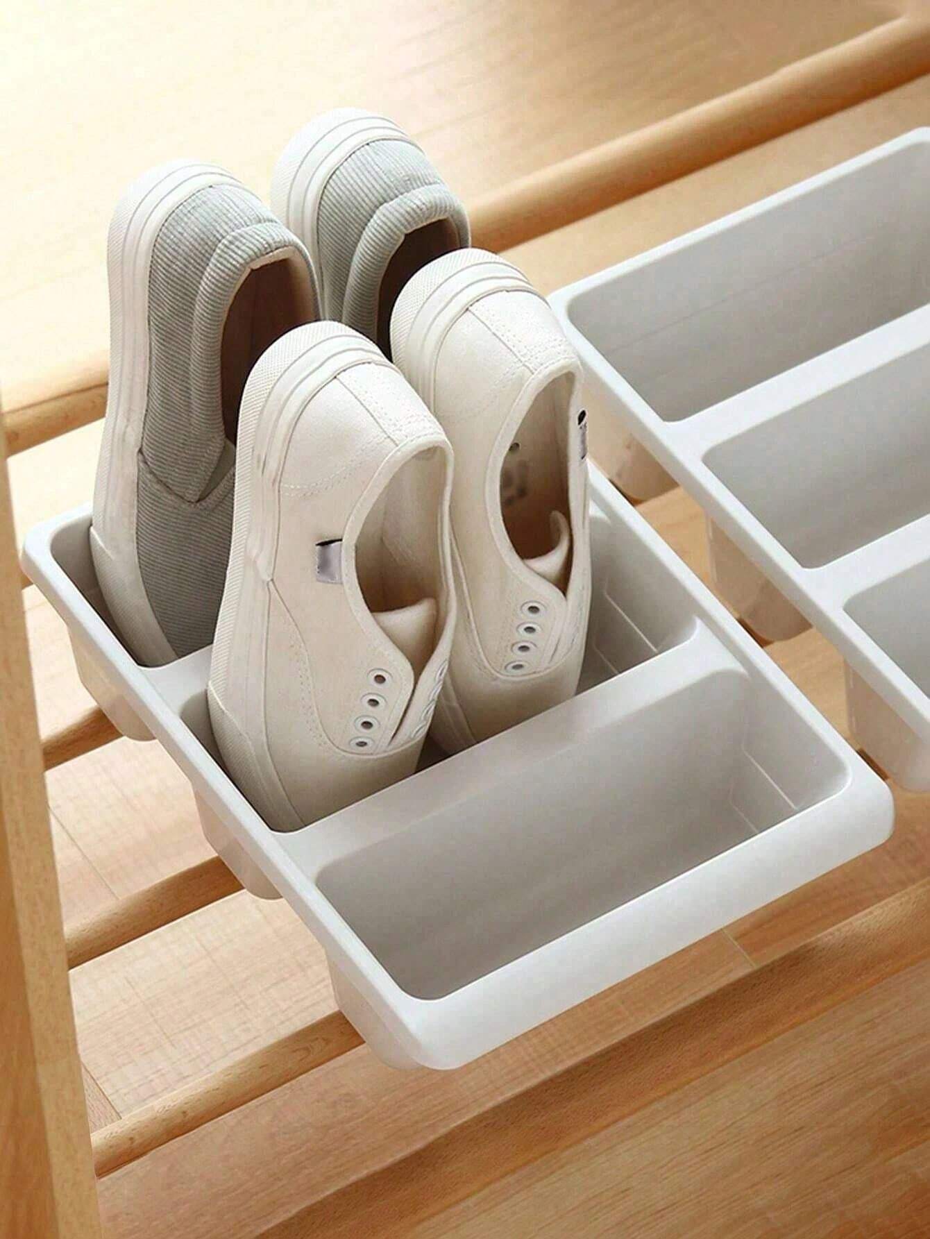 1 Piece Of Random Color Multifunctional Simple Living Room Shoe Rack