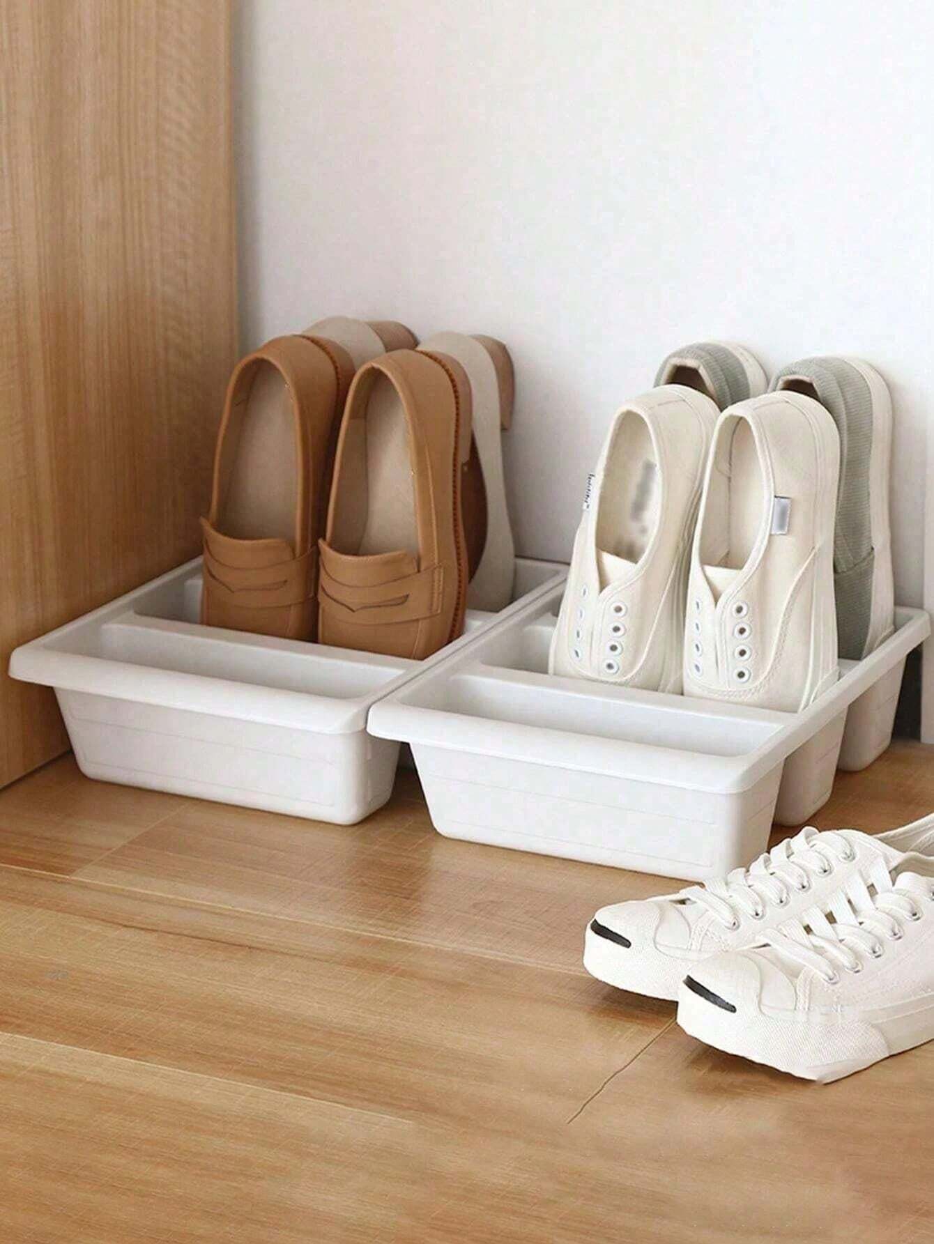 1 Piece Of Random Color Multifunctional Simple Living Room Shoe Rack