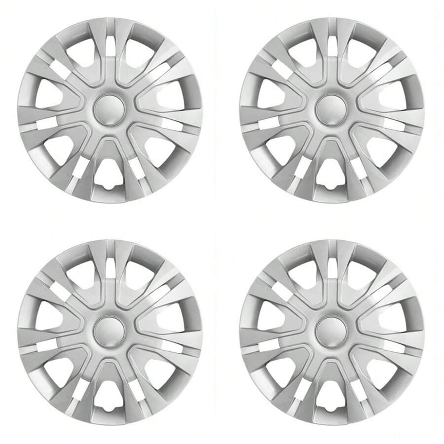 Hubcaps Wheel Covers for Cars Premium Hubcaps 15"KY (silver)Wheel Rim