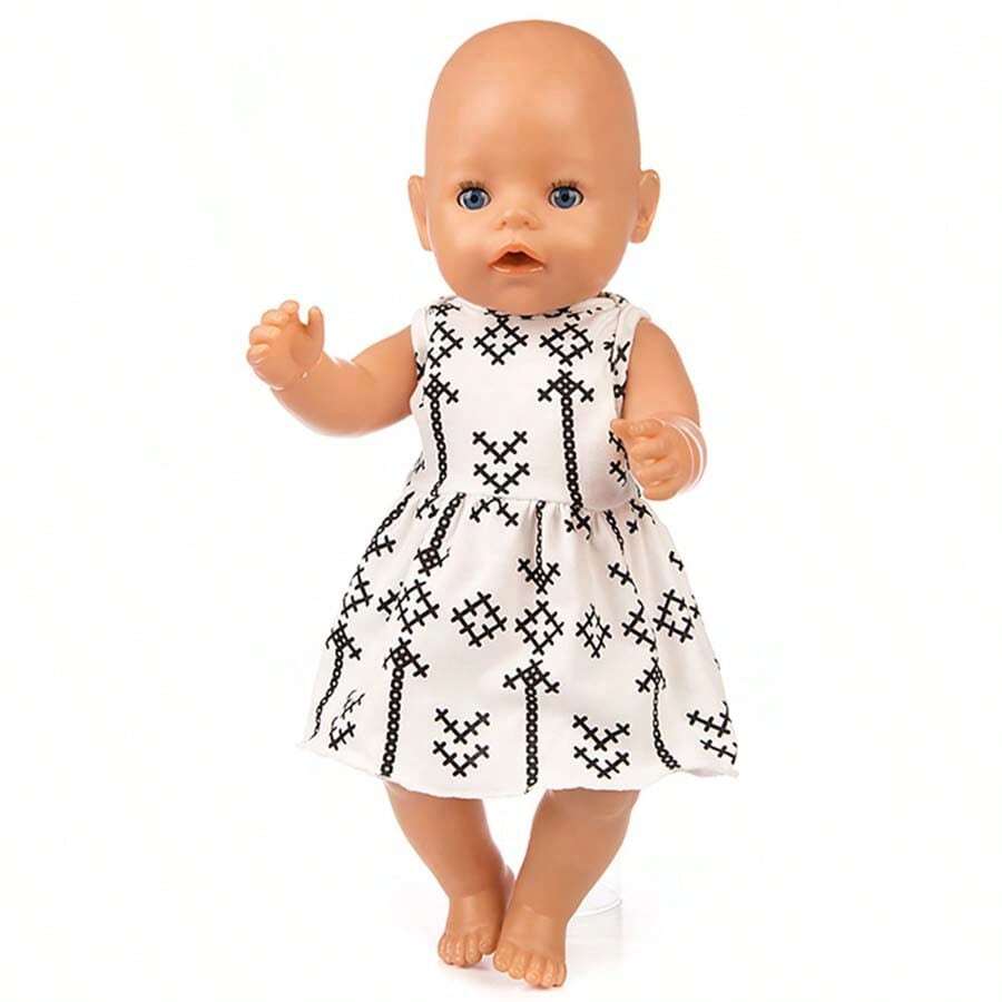 Zapf Baby Born Doll Clothes Elsa Blue Lace Princess Dress Fit 43cm Zapf Baby Born Doll