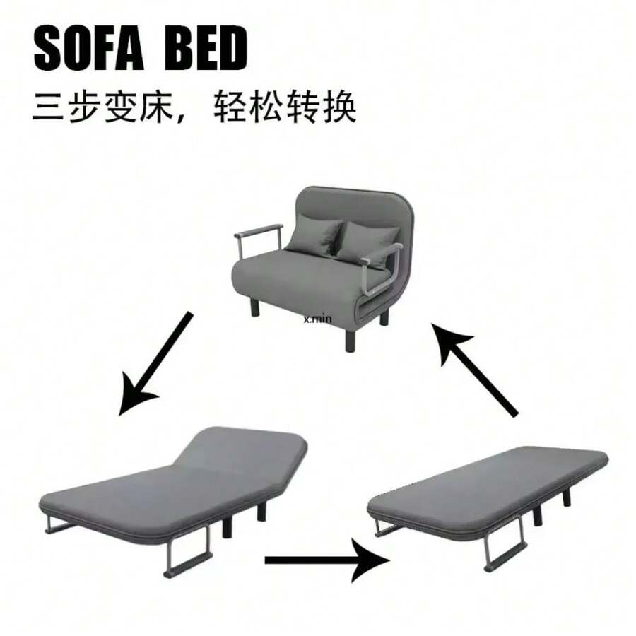 Simple Folding Sofa Small Family Simple Bed And Apartment Reclining