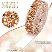 1/3 Rolle selbstklebende Strass-Bänder, Silber Harz Strass Streifen, Strass Kristall Strass Band Rolle Aufkleber Glitzer Glitzer Bänder Strass für Basteleien, Stoffe, Auto Spiegel, Wandspiegel, Wanddekoration, Raumdekoration, Badezimmerdekoration, Wohnzimmerdekoration