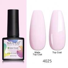NAILCO 1 件装 8 毫升凝胶指甲油亮色糖果色指甲油紫外线灯下干燥适用于专业美甲沙龙女孩礼物 - 彩色 - 查看 19
