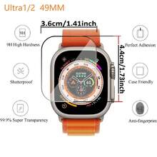 5 miếng dán màn hình tương thích với Apple Watch Ultra 2/Ultra 49mm, Phim kính cường lực, Chống trầy xước, Độ nét cao, Cảm ứng nhạy - Siêu/Siêu 2(49mm)-5 Cái - Xem 5