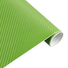 25 cm x 200 cm 3D-Carbonfolienbeschichtung Autoaufkleber, wasserdicht, Dekorative Schutzfolie für Motorrad, Auto Zubehör