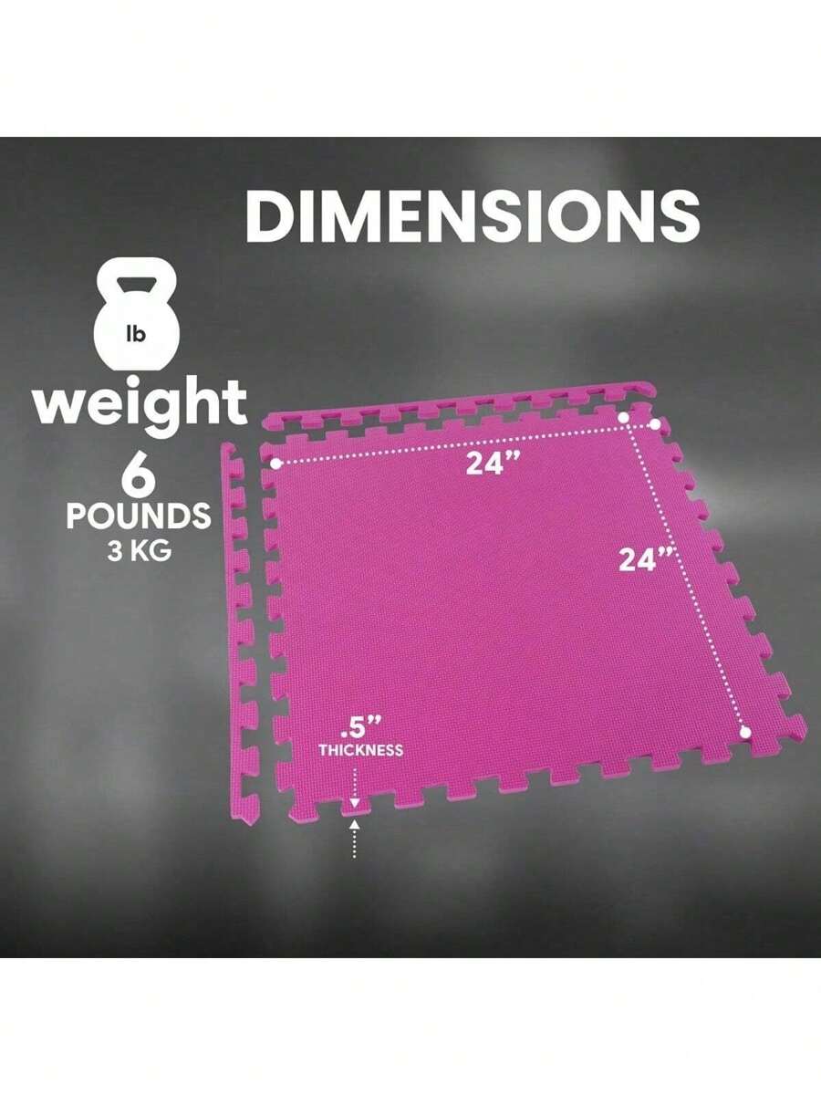 Puzzle Exercise Mat With EVA Foam Interlocking Tiles For MMA, Exercise