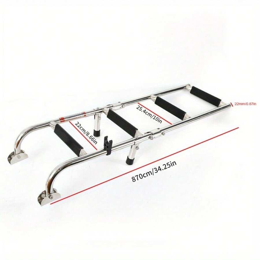 CNCEST CNCEST 300 Lbs Marine Yacht Deck Ladder Boarding Ladder